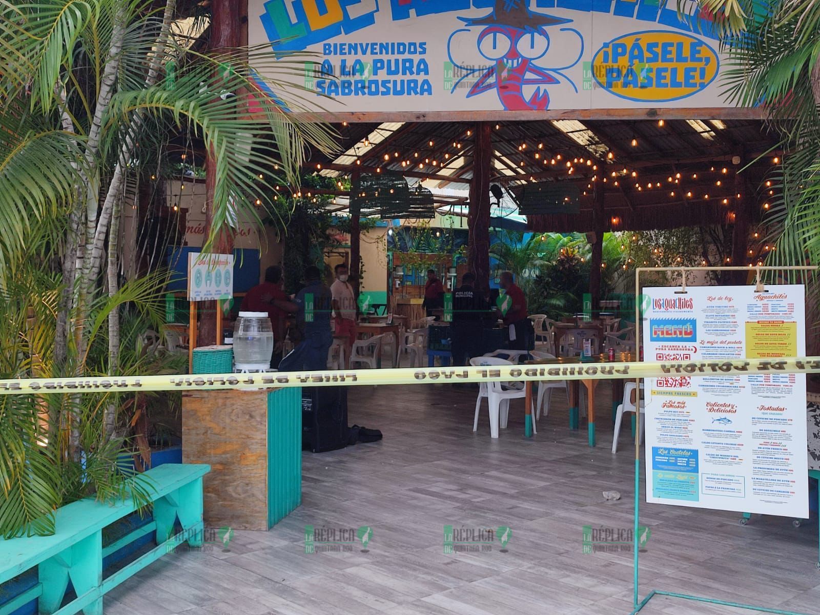 Balean restaurantes 'Los Aguachiles' de Cancún y Playa del Carmen; hay 1 herido y 2 detenidos