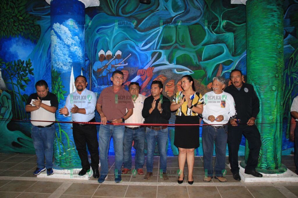 “Chepe” Contreras inauguran el majestuoso mural Bakhala