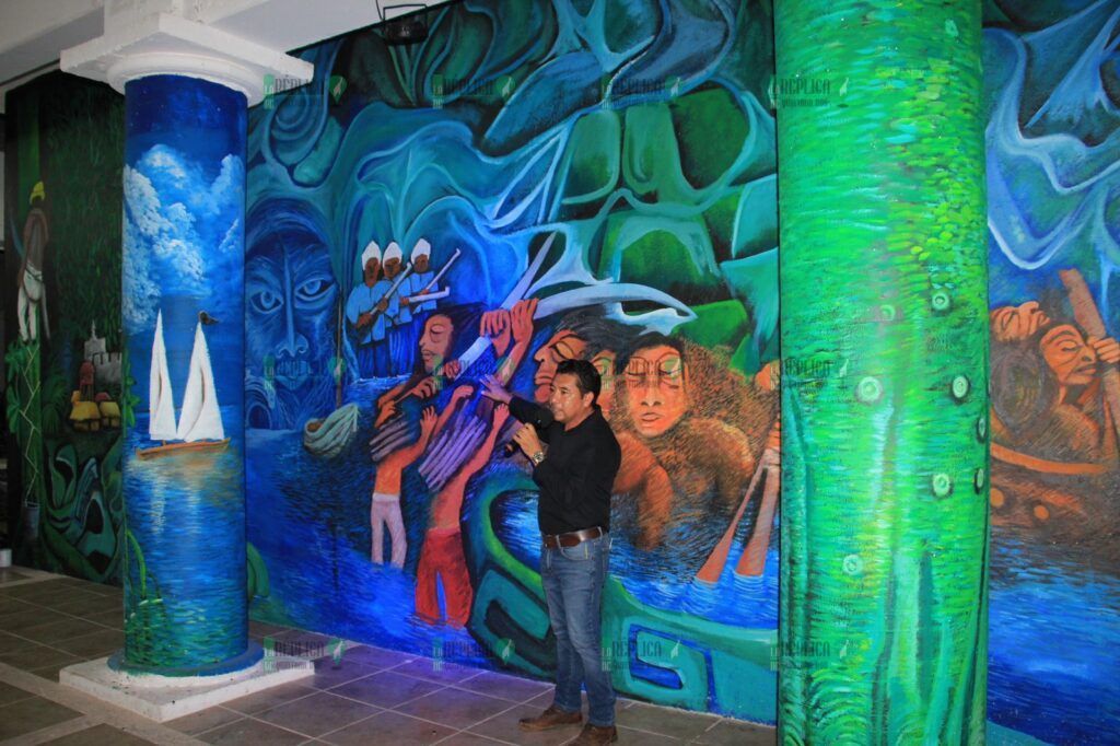 “Chepe” Contreras inauguran el majestuoso mural Bakhala