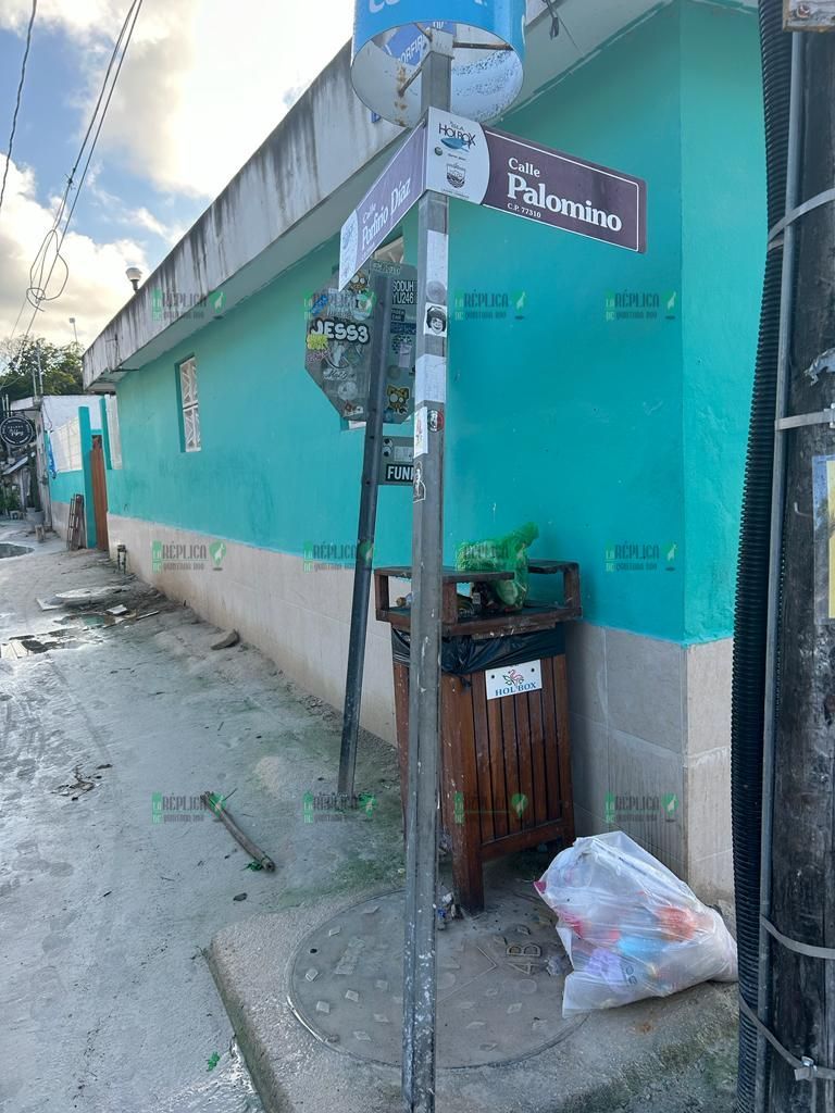 Holbox desesperado por basura, inundación y mosquitos