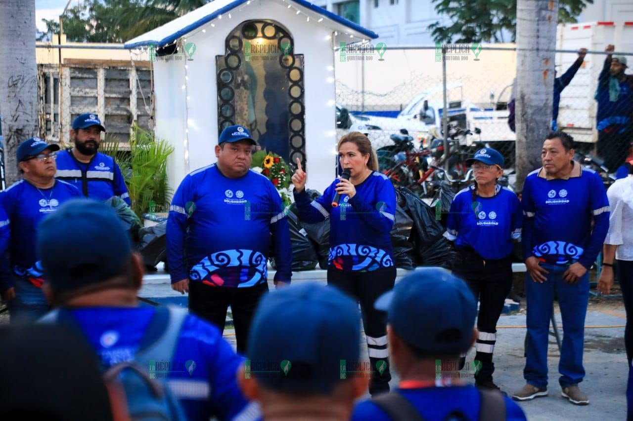 Lili Campos dignifica a personal de servicios públicos con más uniformes