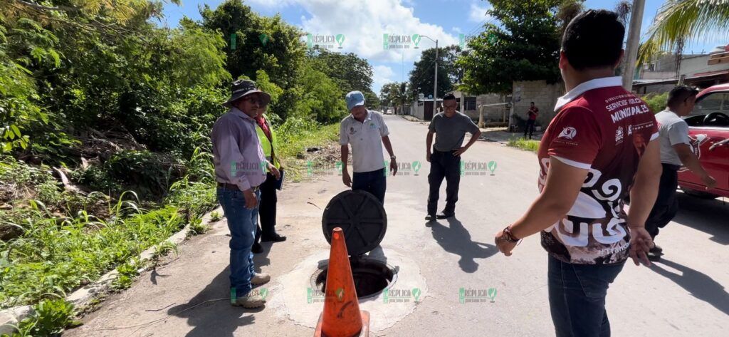 Continúan trabajos en la colonia Pacto obrero