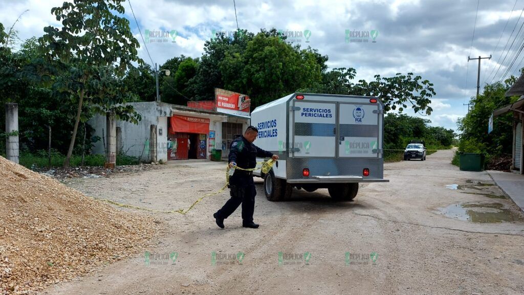 Ejecutan a un hombre afuera de una tienda de abarrotes, en la colonia Santa Cecilia de Cancún