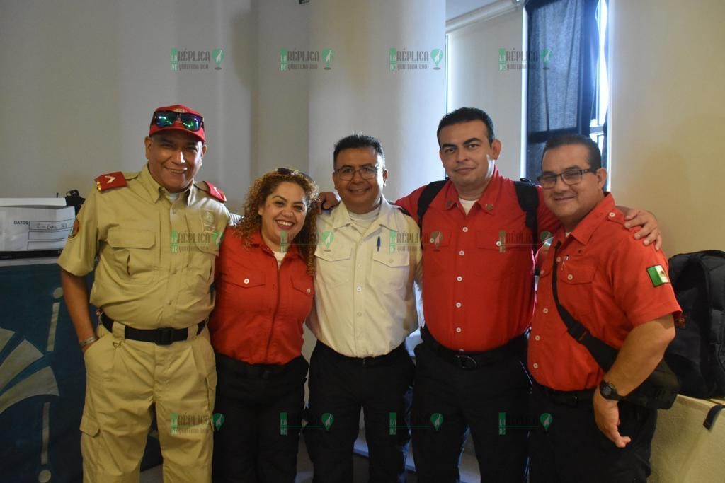 Éxito rotundo en la capacitación de rescatistas y bomberos de Quintana Roo