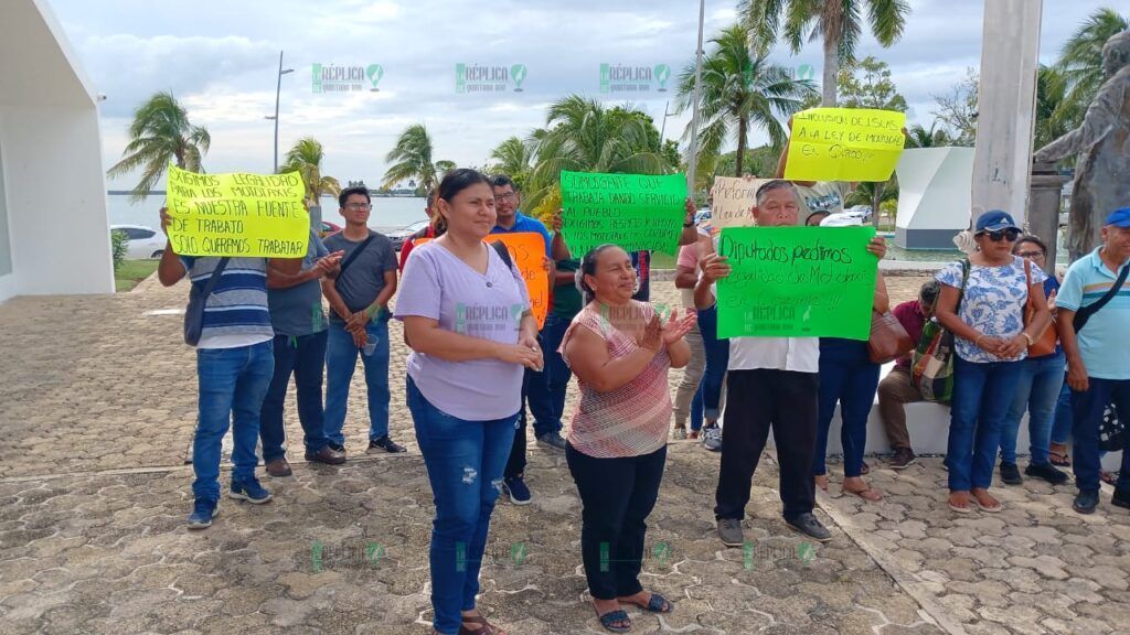 Protestan trabajadores del Poder Judicial Federal en Cancún y Chetumal