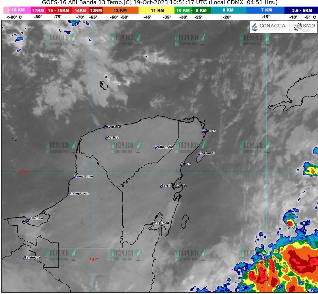 Bajan las temperaturas en Quintana Roo