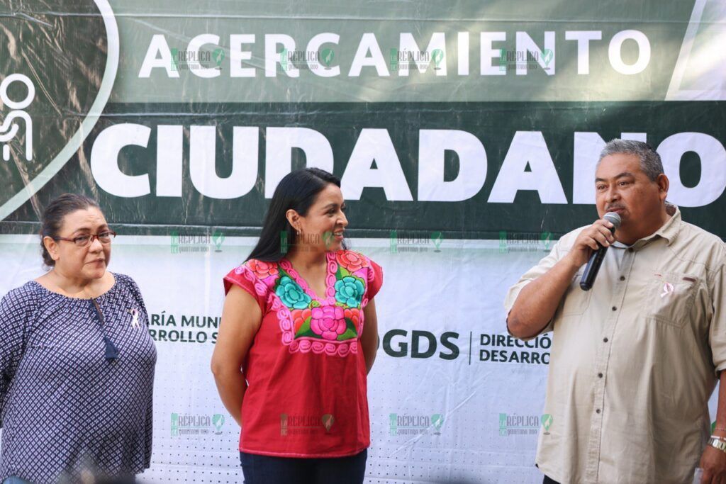 Blanca Merari lleva beneficios del Programa “Acercamiento Ciudadano” a Central Vallarta