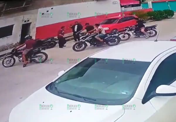 Captan en video a banda de asaltantes en la Región 228 de Cancún