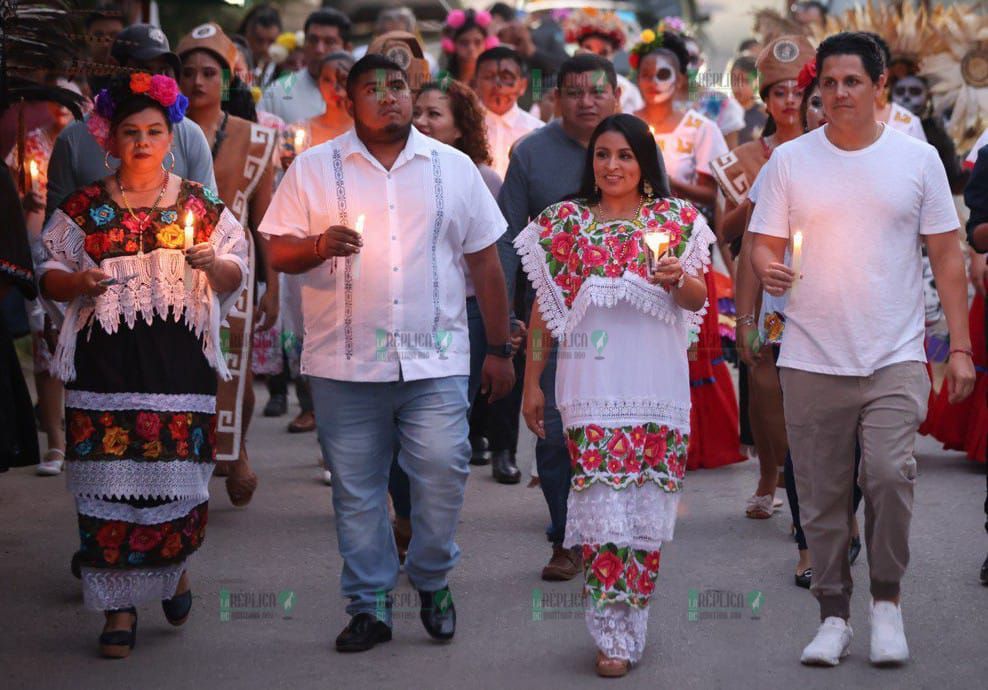 Leona Vicario celebra la vida con una procesión de ánimas, concursos de catrinas y calaveritas literarias