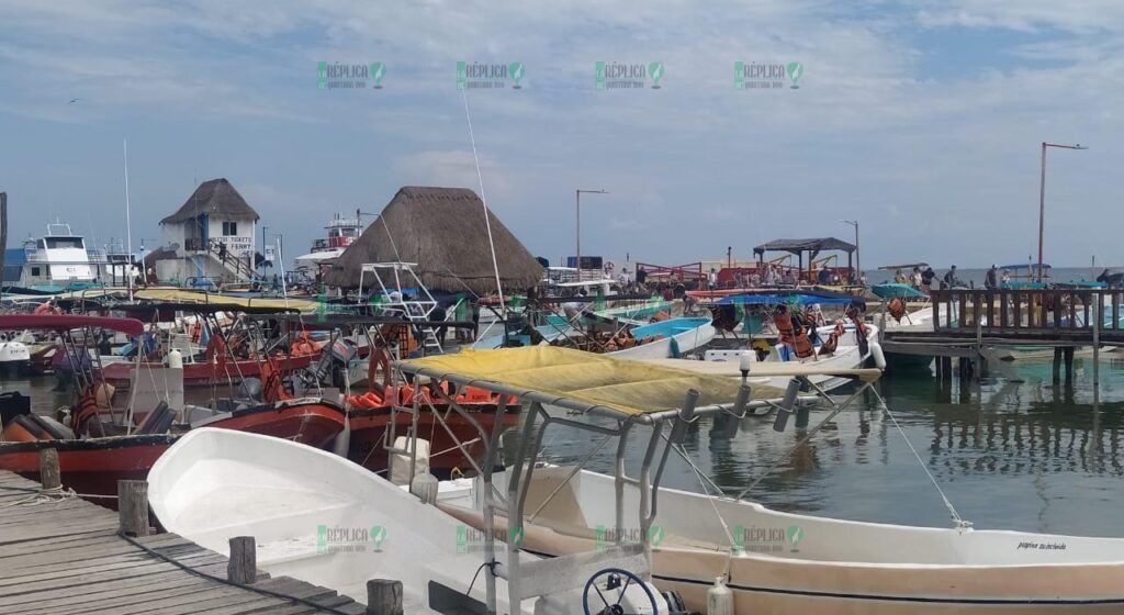 Causa Frente Frío No.8 cierre de puerto en Holbox y baja presencia turística