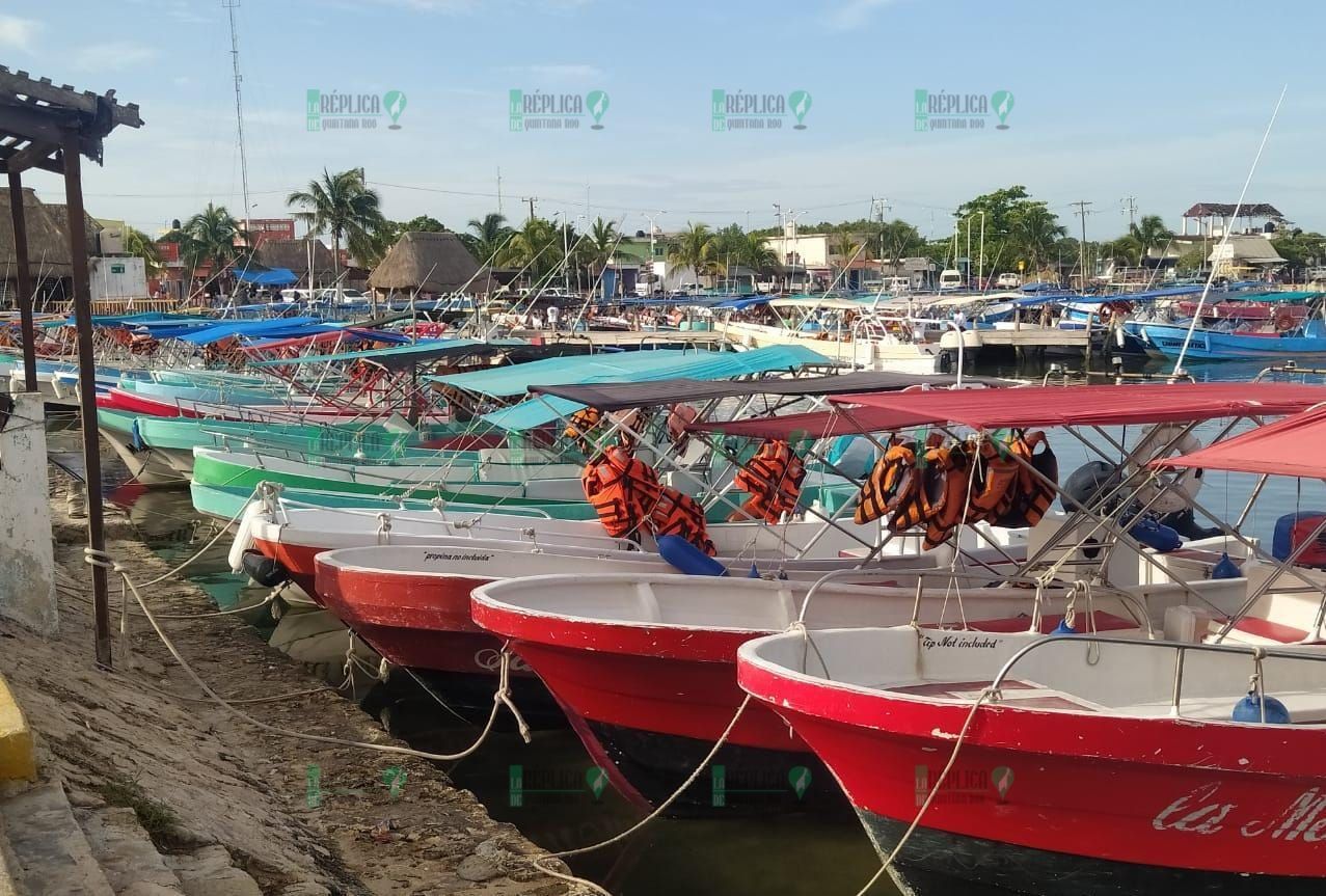 Causa Frente Frío No.8 cierre de puerto en Holbox y baja presencia turística