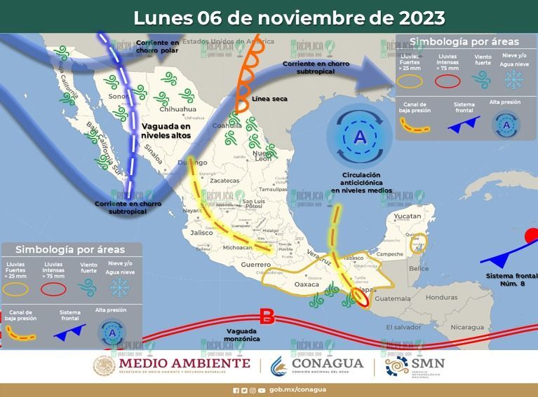 Lluvias fuertes en el sur de Quintana Roo: SMN