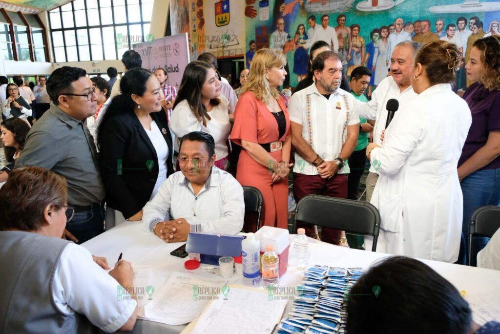 Realizan Feria de la Salud para el personal del Congreso