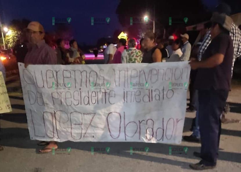 Liberan ejidatarios de Nuevo Israel carretera a Mérida