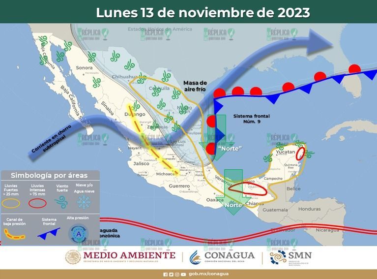 Lluvias fuertes a puntuales en Quintana Roo: SMN