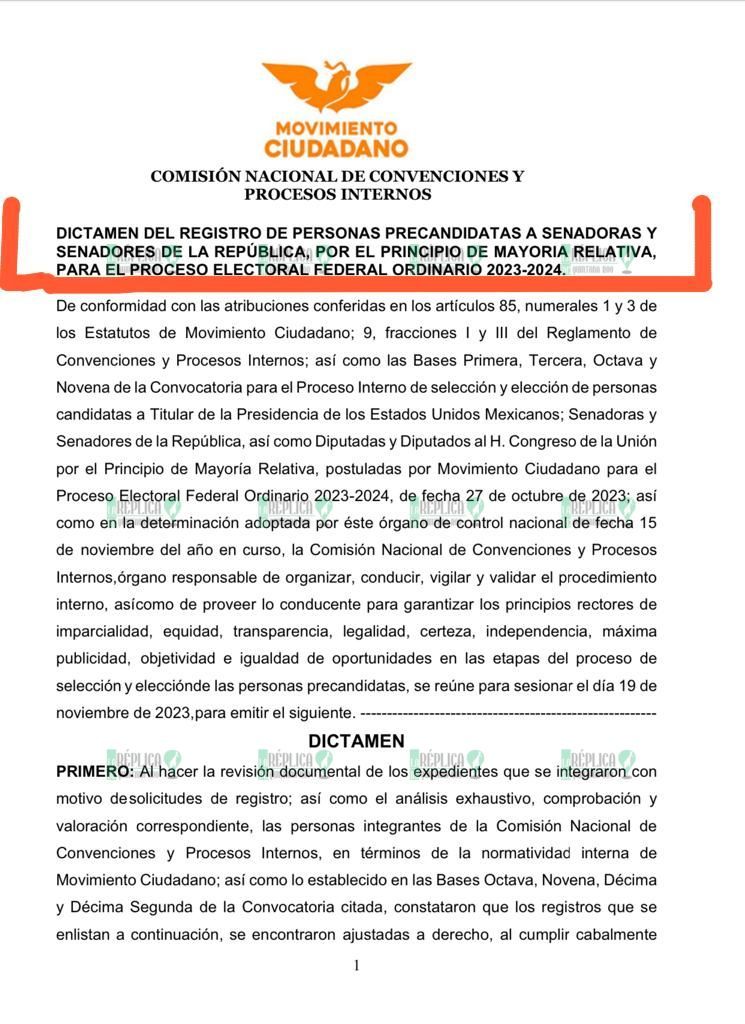 Confirmado, registro de Roberto Palazuelos para buscar un escaño en el Senado