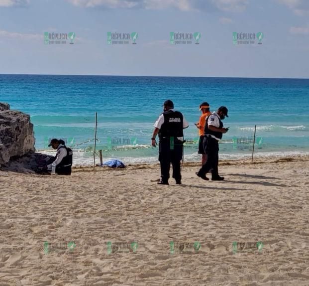  Encuentran un cuerpo sin vida en Playa Caracol de Cancún.