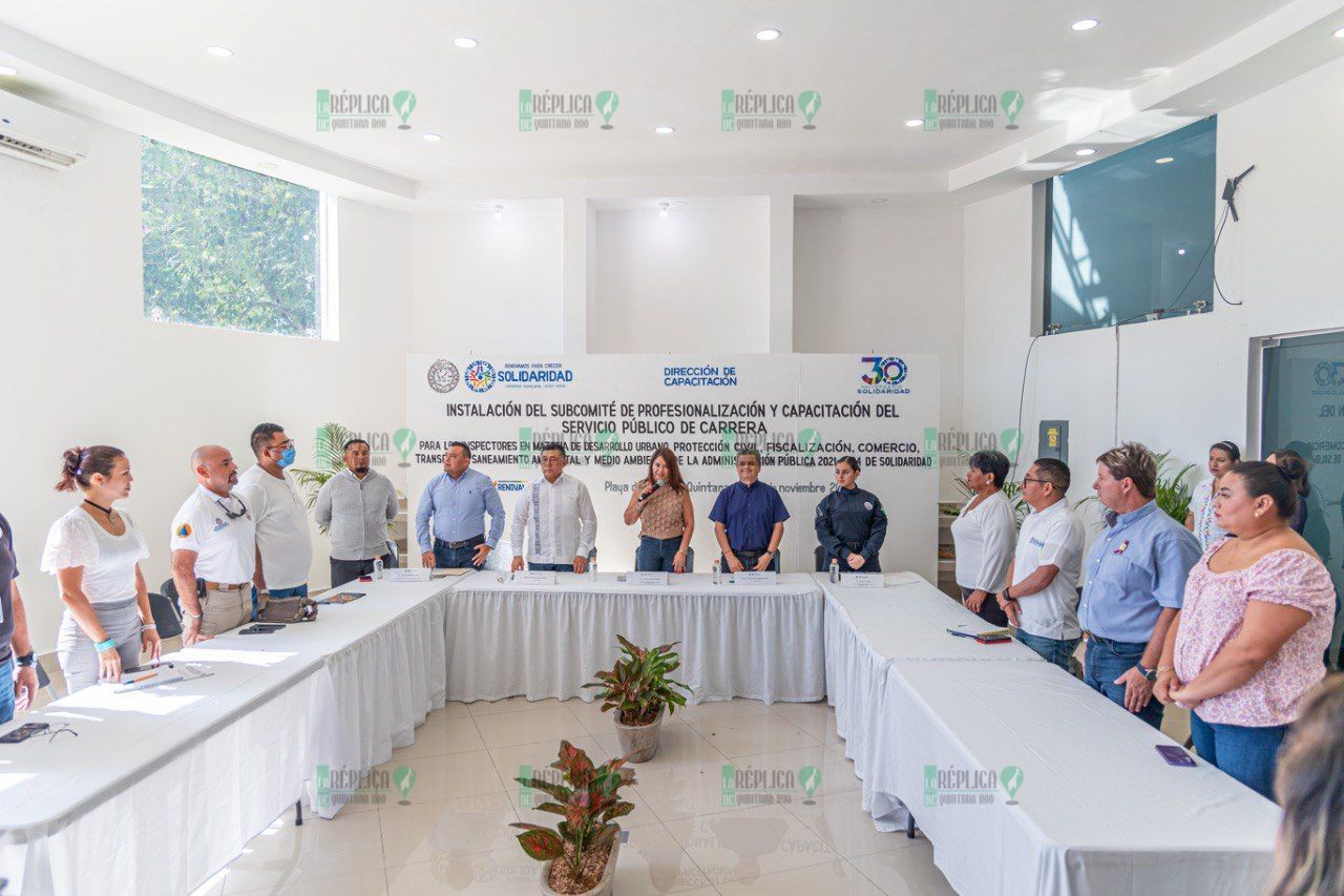 Capacitación profesional a inspectores, para mejor servicio a la población