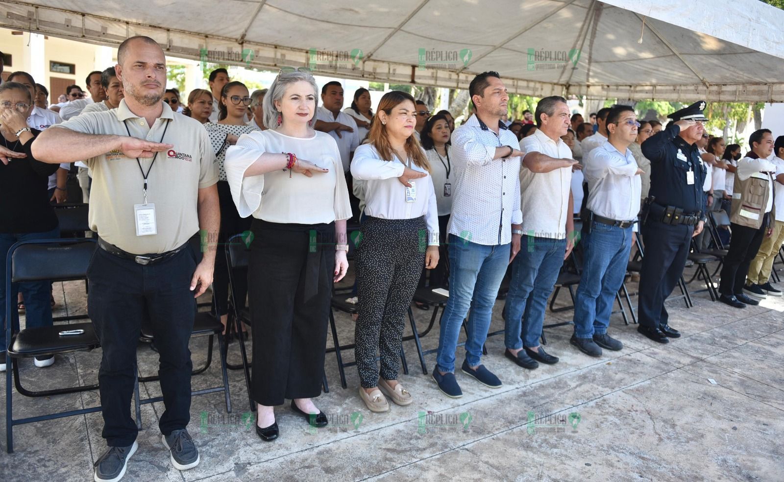 Conmemoran con ceremonia cívica aniversario de creación del Territorio Federal de Quintana Roo