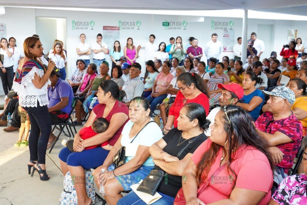 Inaugura Mara Lezama Unidad del Bienestar en Bacalar para la atención médica gratuita de la ciudadanía