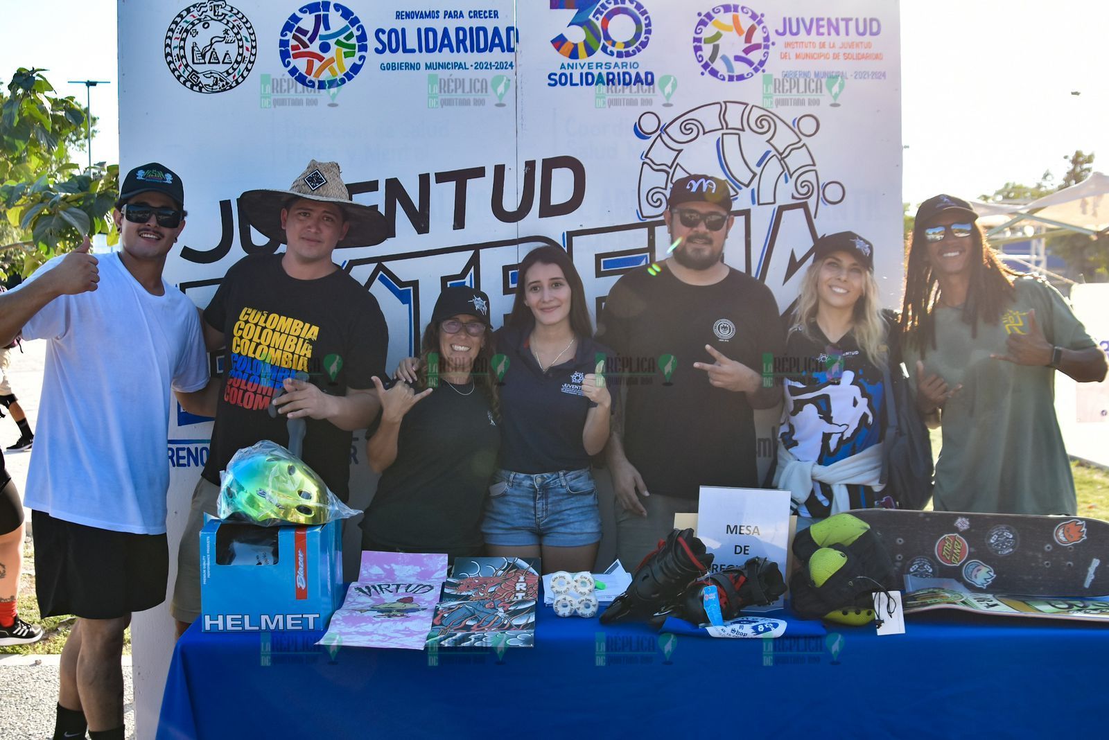 Playa del Carmen, Solidaridad .- Adrenalina y talento en Juventud Extrema Más de 300 jóvenes apasionados por el skate, BMX, parkour y rollers,