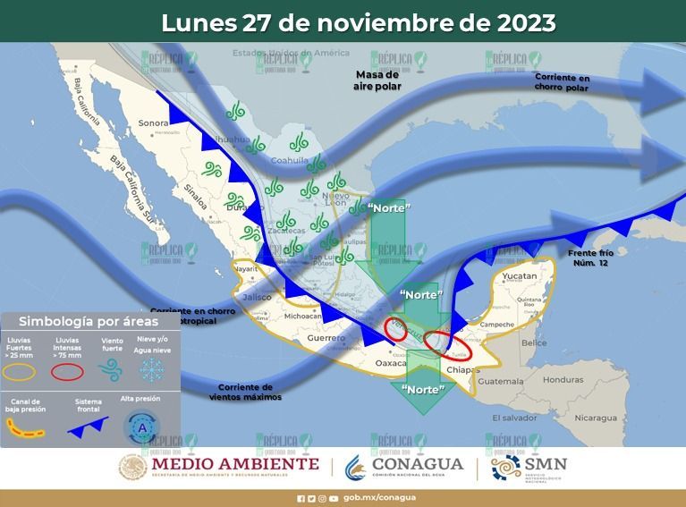 Advierte SMN de lluvias fuertes en Quintana Roo