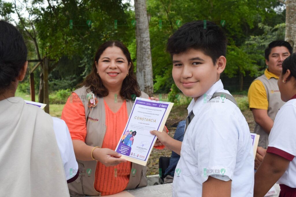 Chetumal, Quintana Roo.- IQM concluye talleres de Masculinidades Igualitarias y Prevención de la Violencia. Dirigidos a las y los alumnos