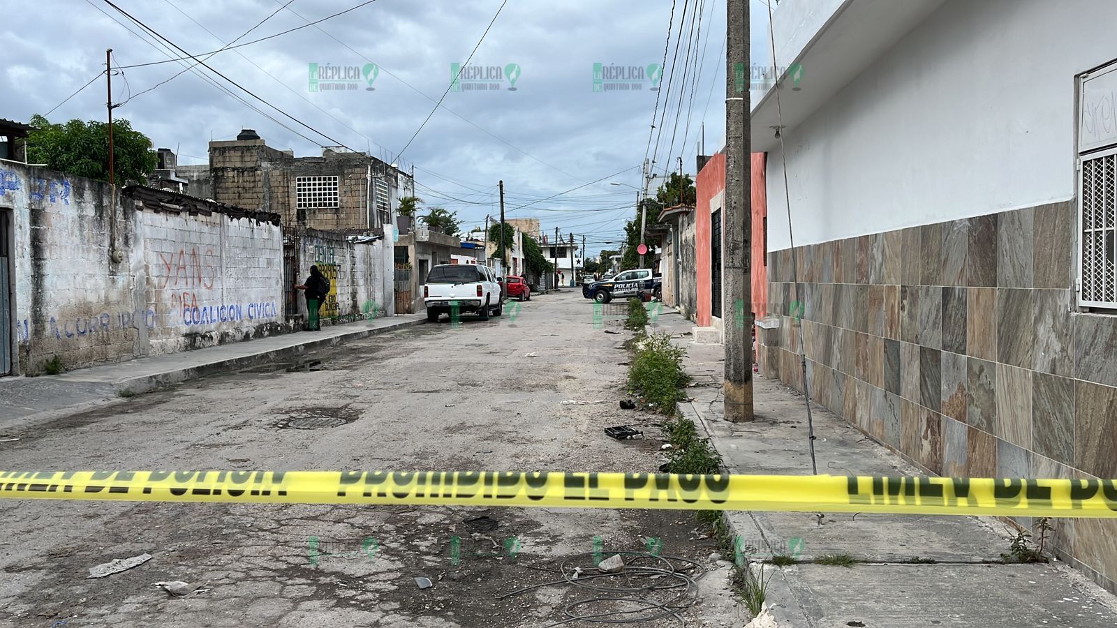 Abandonan restos humanos a unos metros de la entrada de un kínder