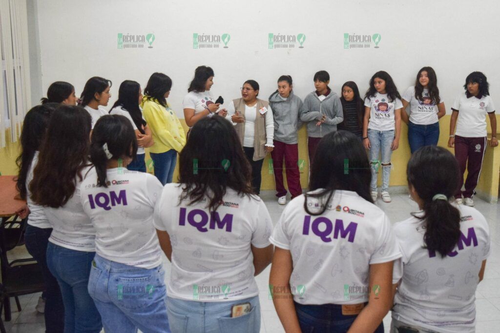 Más de 300 niñas y adolescentes en Quintana Roo se capacitaron en la prevención de embarazos: IQM