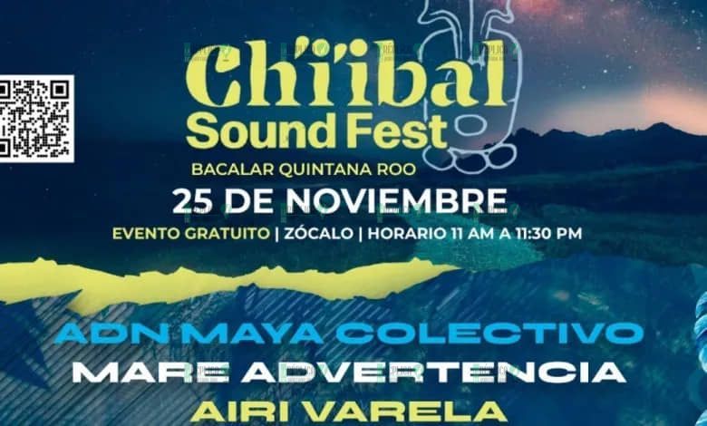 Bacalar Pueblo Mágico será sede de la primera edición del Ch’i’ibal Sound Fest