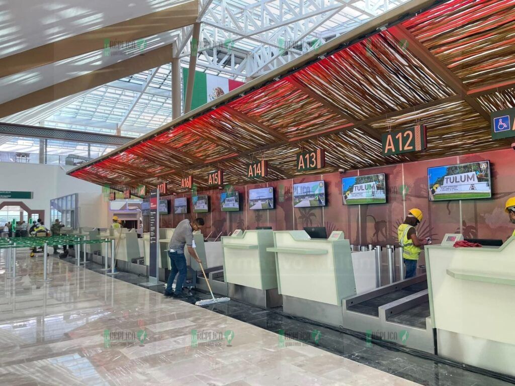 Alistan últimos detalles en el aeropuerto “Felipe Carrillo Puerto”, previo a su inauguración