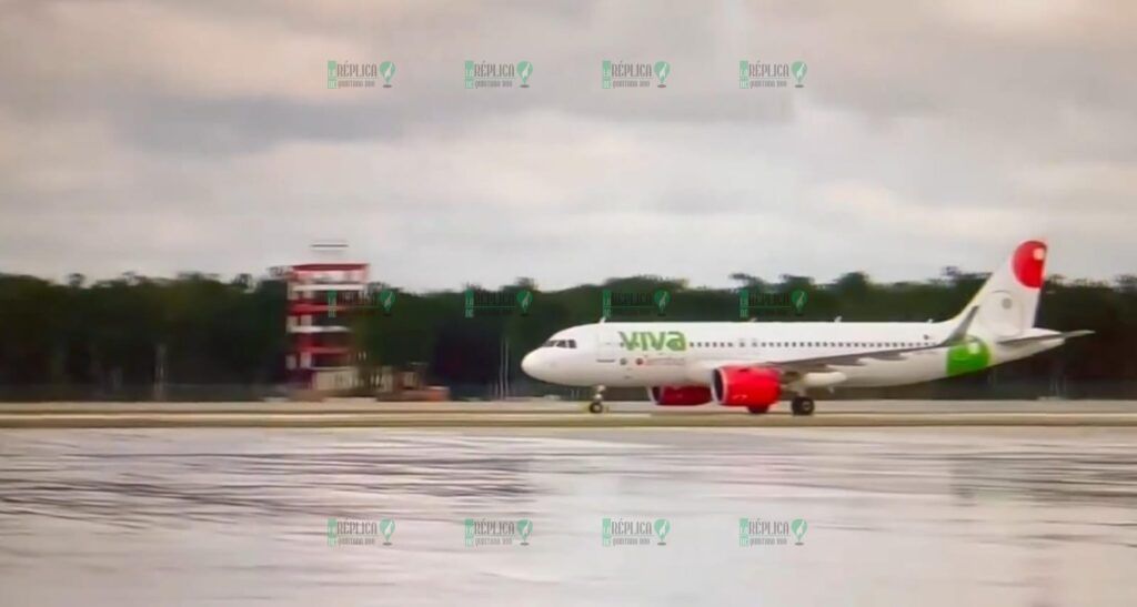 Llega el primer vuelo comercial al Aeropuerto Internacional de Tulum 'Felipe Carrillo Puerto'