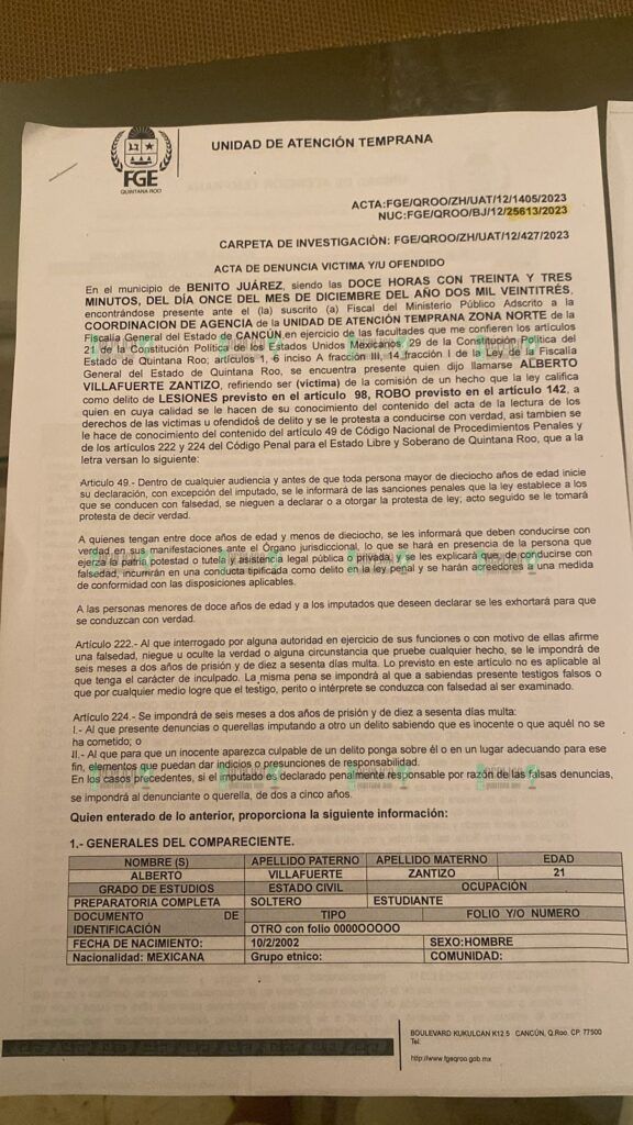 Agreden taxistas a conductor de Uber en el hotel Hilton de la Riviera Maya