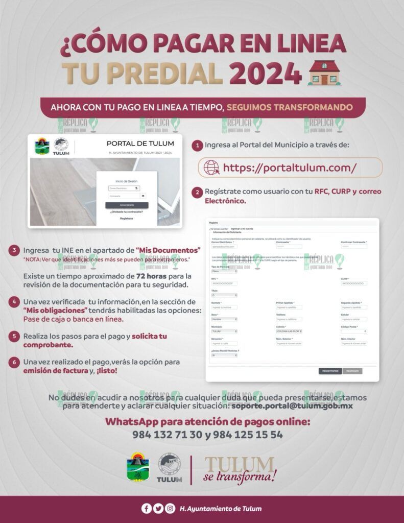 PREDIAL 2024 TULUM: Presenta Diego Castañón primer portal para el pago en línea de contribuciones