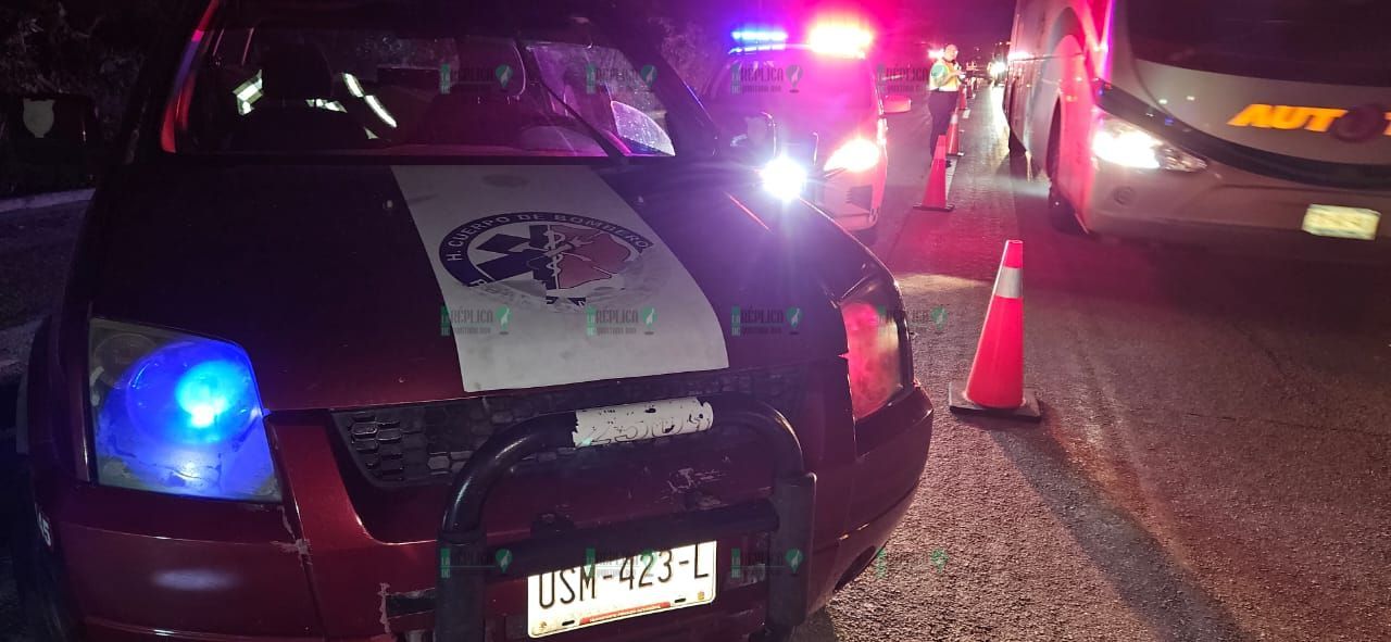 Muere hombre atropellado en carretera federal a la altura de Villas Morelos 2