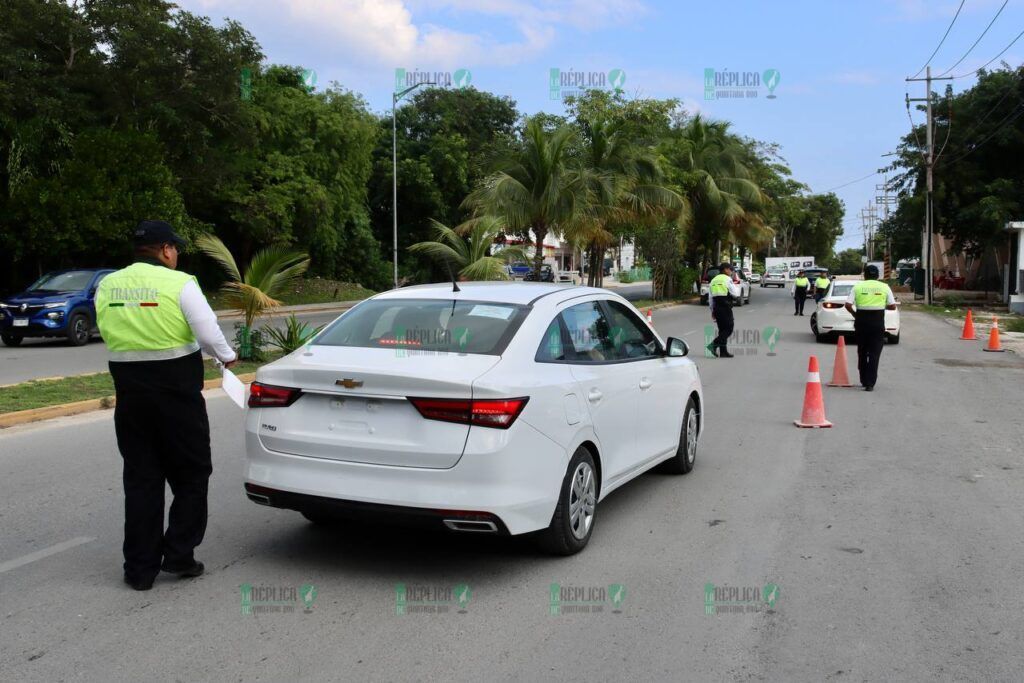 Promueve gobierno de Puerto Morelos campaña de concientización vial