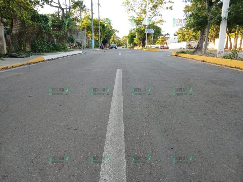 Culminan trabajos de repavimentación de la Avenida Laguna Negra en Chetumal