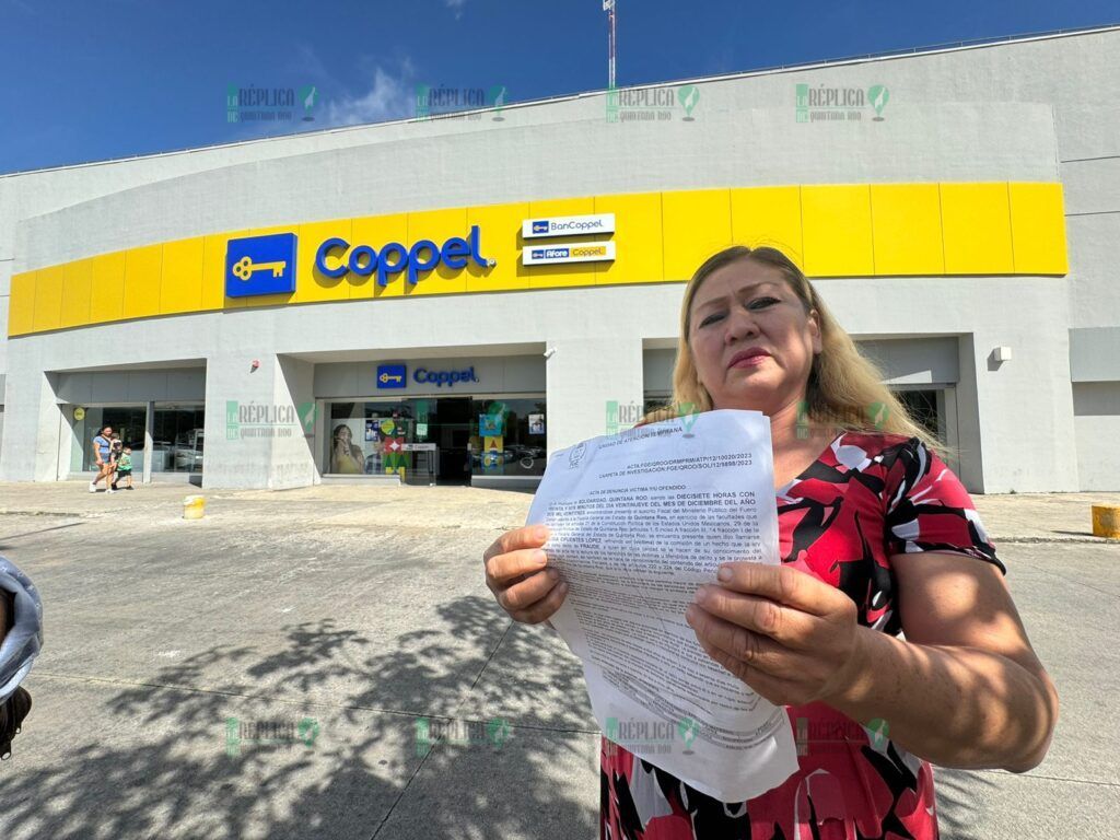 Acusa mujer a BanCoppel de vaciar su cuenta de ahorro en Playa del Carmen