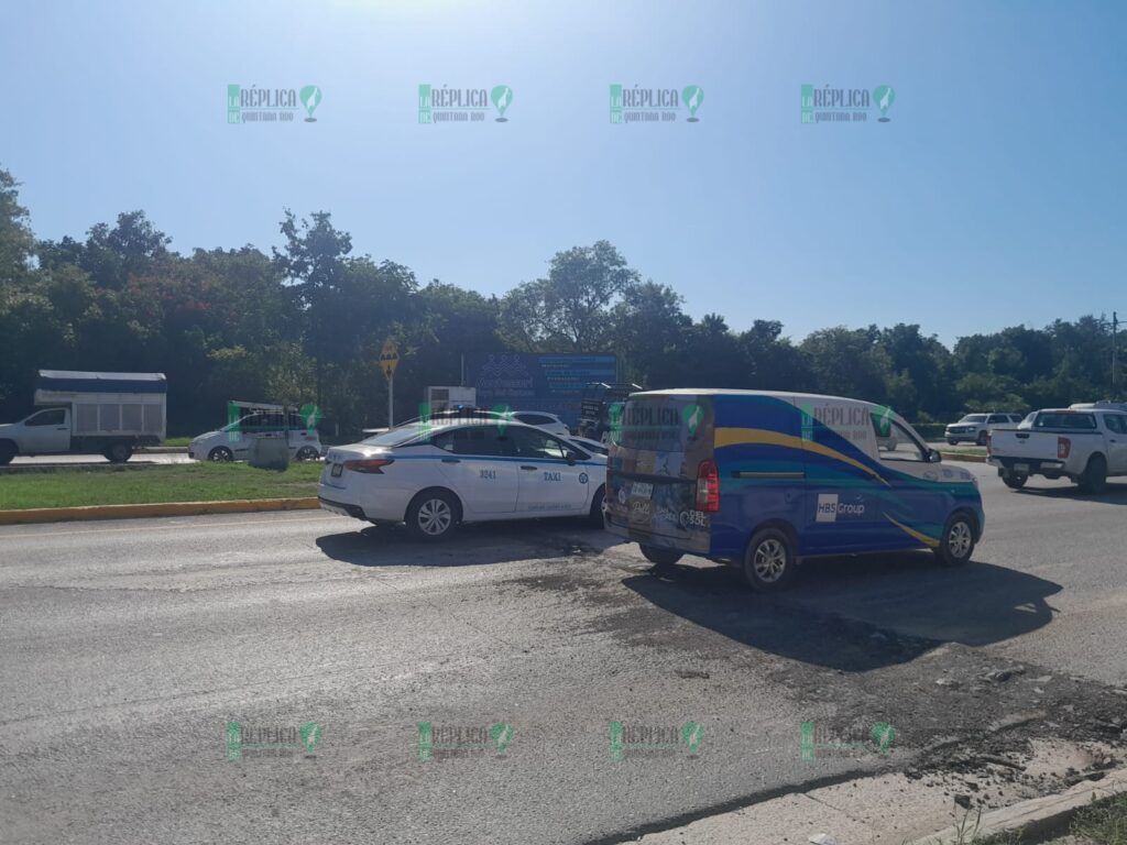 Quitan tope que generaba caos vial en el bulevar Playa del Carmen