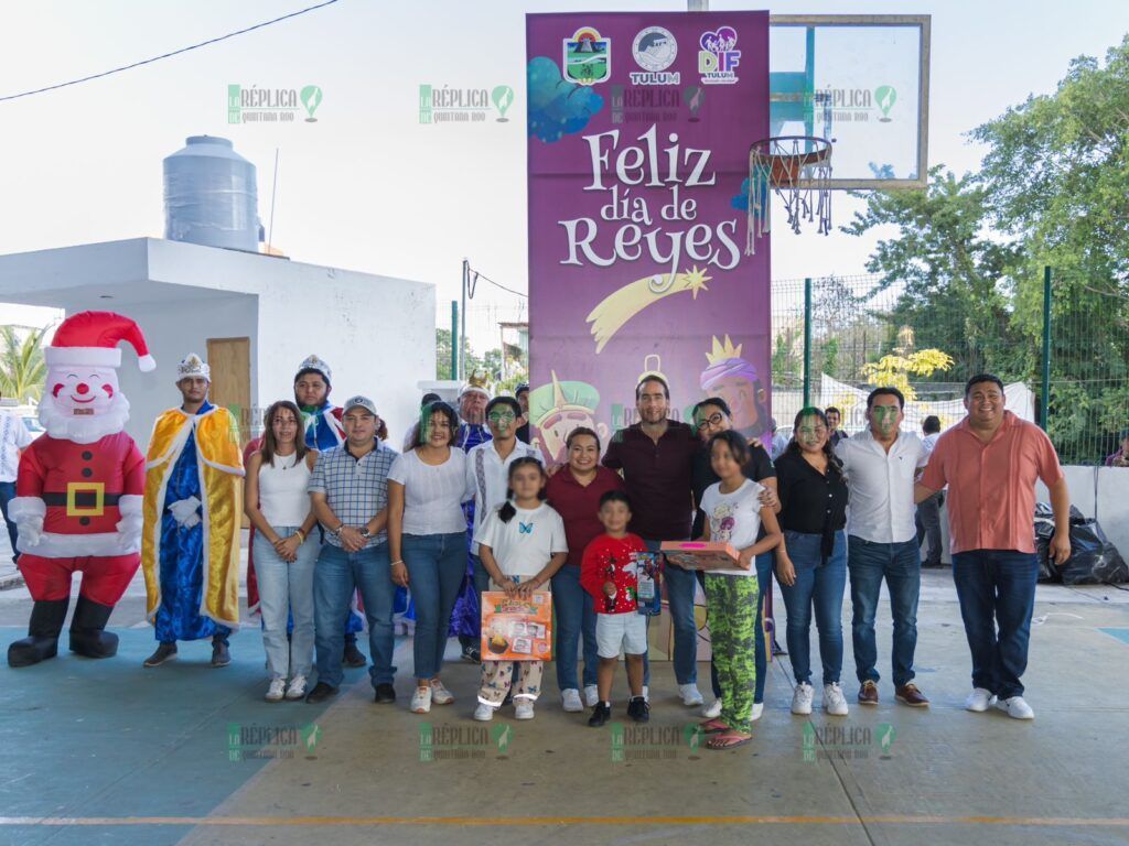 Caravana de Reyes 2024: Diego Castañón lleva felicidad a colonias de Tulum