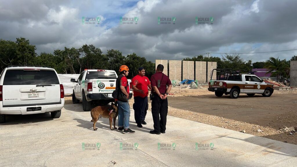 Colapsa una barda y lesiona a un trabajador en la Región 222 de Cancún