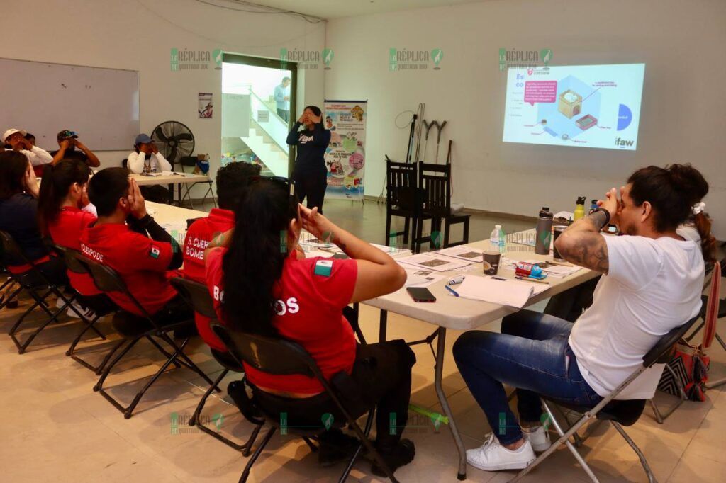 Imparten curso de “manejo y bienestar animal para primeros respondientes” en Puerto Morelos