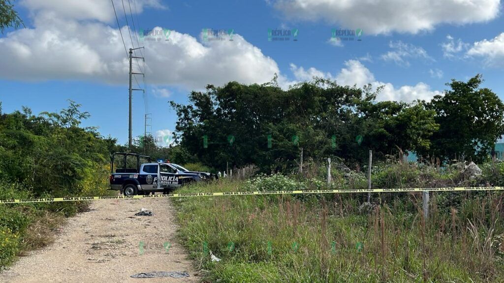 Hallan cuerpo calcinado en colonia de Cancún