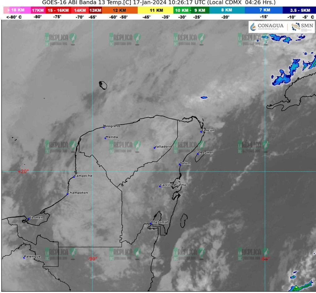 “Evento del Norte” afecta con lluvias a Quintana Roo