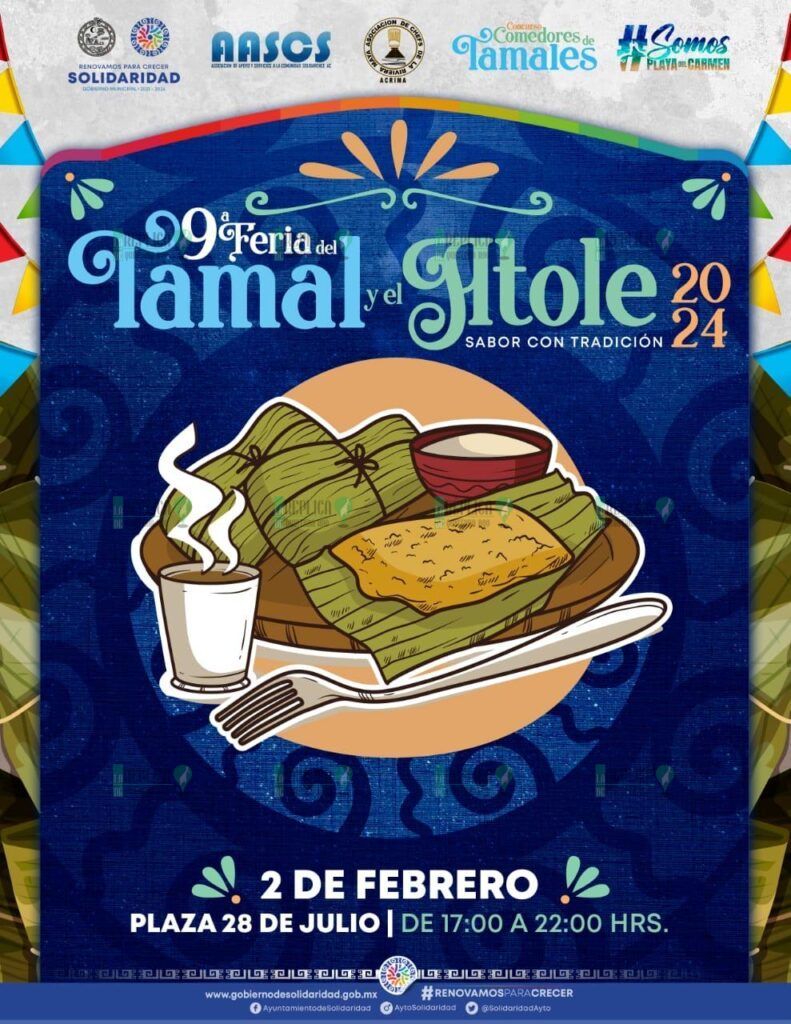 Gobierno invita a la “Feria del Tamal y del Atole 2024”