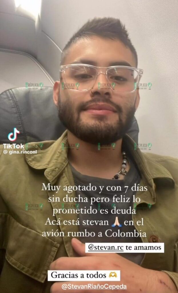 Regresa a Colombia, tras 7 días, joven retenido en aeropuerto de Cancún