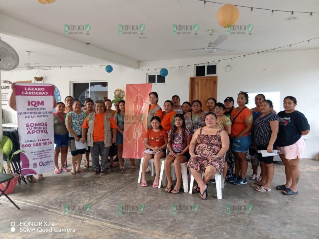 Con trabajo en territorio por todo Quintana Roo el IQM conmemora el Día Naranja