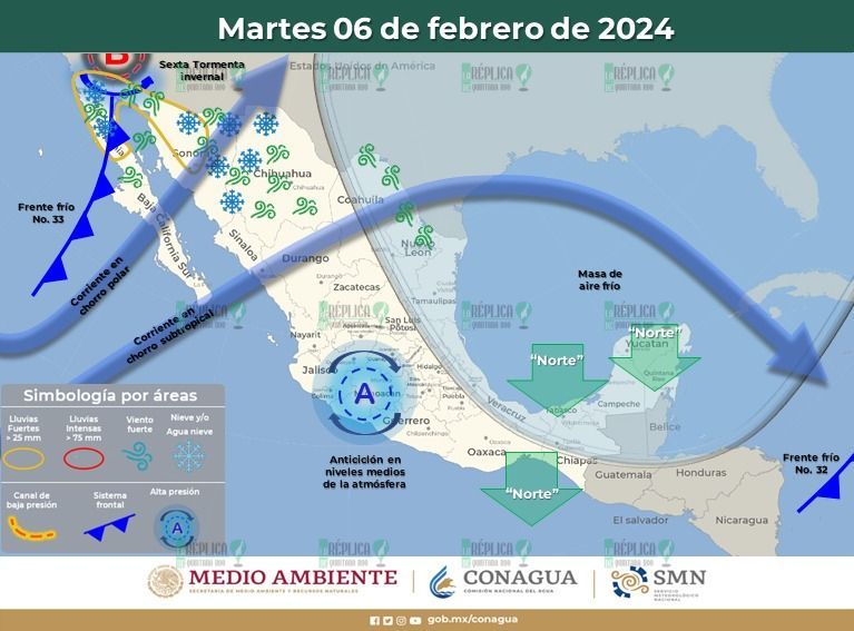 Advierte SMN sobre “evento del Norte”