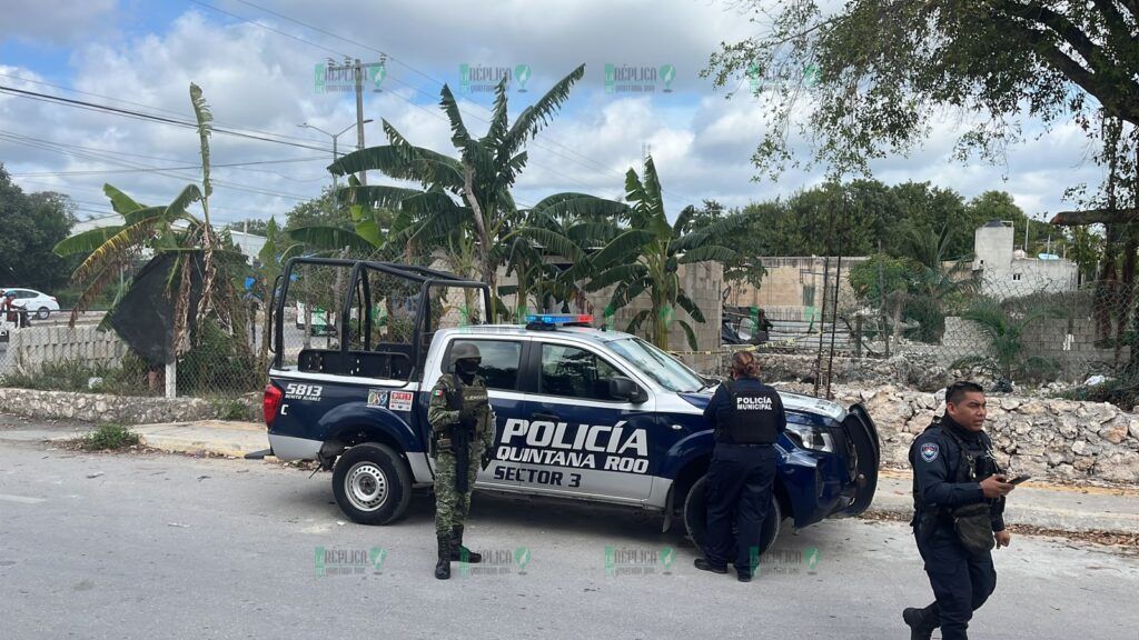 Matan a balazos a un hombre dentro de su domicilio, en la Región 235 de Cancún