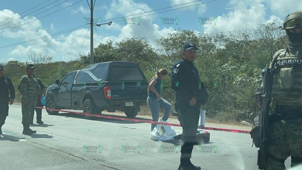 En Tulum encuentran restos humanos en bolsas de basura a la orilla de la carretera